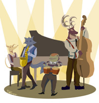 Mozart for Munchkins Little Jazz Cats: Mardi Gras with Gotham Kings! Upper West Side! show poster