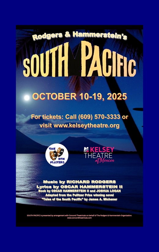 Rodgers & Hammerstein's SOUTH PACIFIC show poster