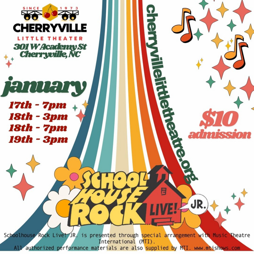 Schoolhouse Rock Live! Jr show poster