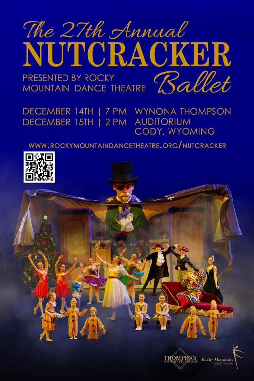 27th Annual Nutcracker Ballet show poster