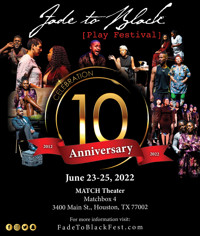 Fade To Black Play Festival - 10th Season in Houston Logo