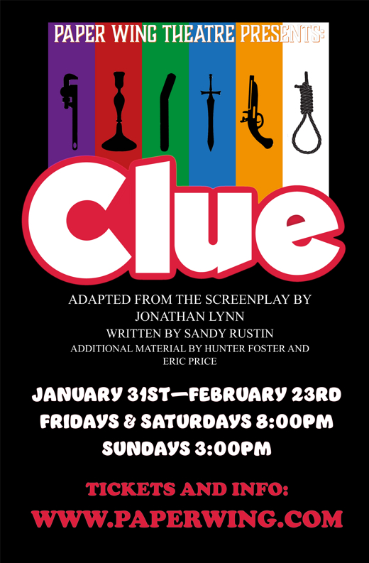 Clue On Stage show poster