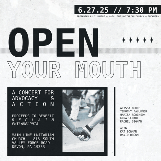 Open Your Mouth: A Concert for Advocacy + Action