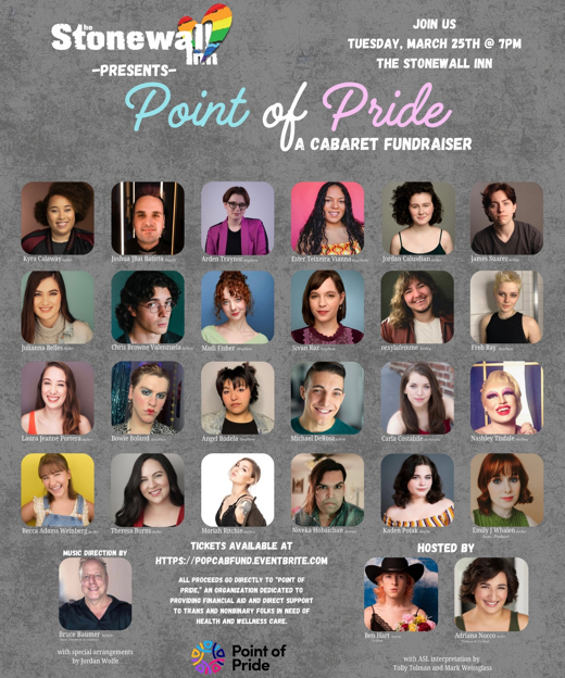 Point of Pride: A Cabaret Fundraiser in Off-Off-Broadway