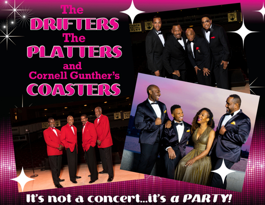 The Drifters, The Platters and Cornell Gunther’s Coasters in Atlanta