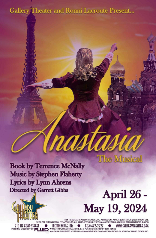 Anastasia The Musical show poster