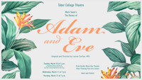 Mark Twain's The Diaries of Adam and Eve show poster