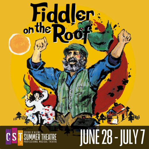 CDA Summer Theatre presents Fiddler on the Roof show poster