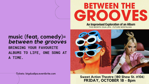 Between the Grooves: Comedy Inspired by An Album show poster