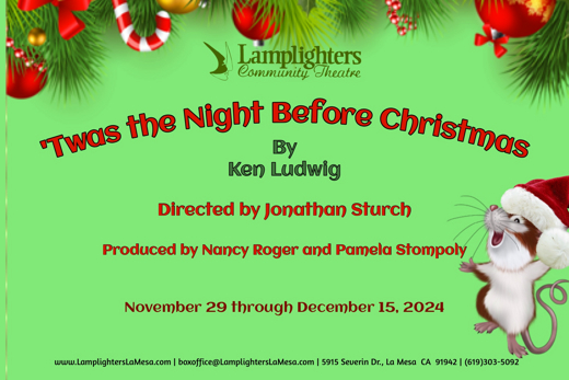 'Twas the Night Before Christmas, by Ken Ludwig show poster