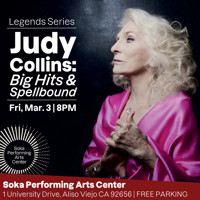 Judy Collins - Big Hits & Spellbound show poster