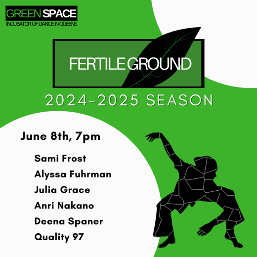 Fertile Ground New Works Showcase: June 8th in Off-Off-Broadway