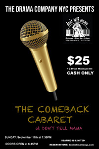 The Comeback Cabaret show poster