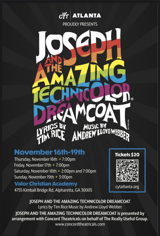 Joseph and the Amazing Technicolor Dreamcoat show poster