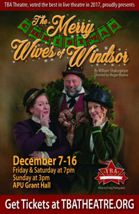 The Merry (Christmas) Wives of Windsor show poster