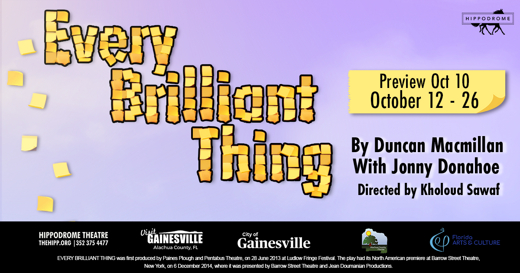 Every Brilliant Thing show poster