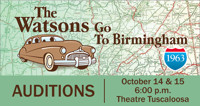 The Watsons Go to Birmingham 1963 - Auditions show poster
