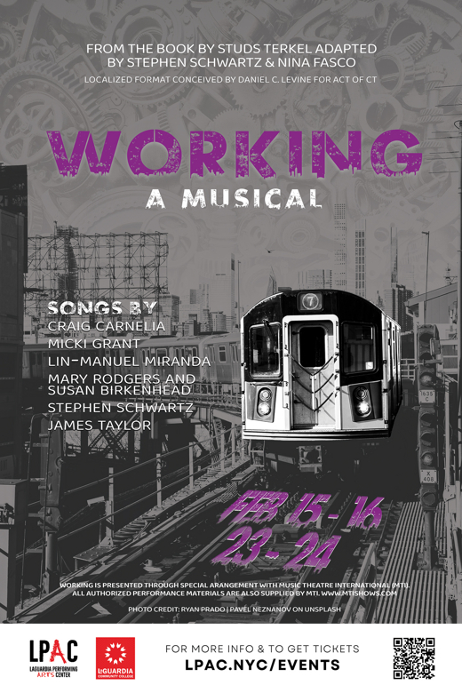 Working - A Musical show poster