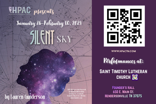 Silent Sky show poster