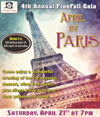 April in Paris Fundraising Gala show poster