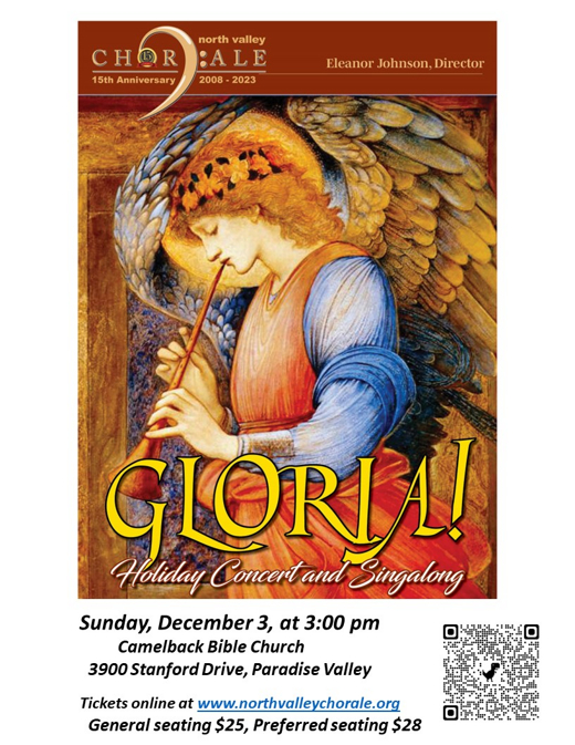 GLORIA! Holiday Concert and Singalong with North Valley Chorale