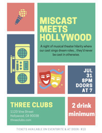 Mizcast Meets Hollywood show poster