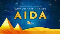 Elton John and Tim Rice’s Aida show poster