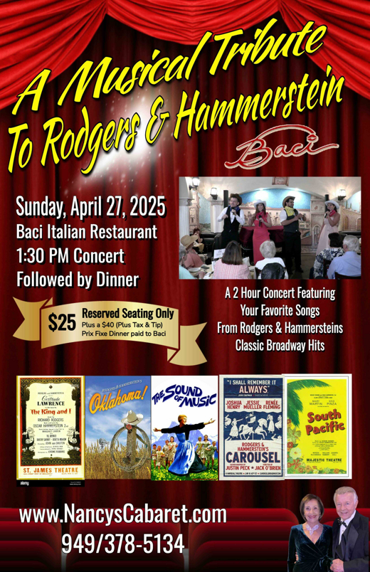 A Tribute to Rodgers & Hammerstein in Costa Mesa