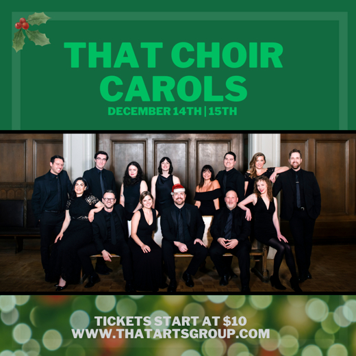 That Choir Carols show poster