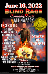Blind Rage A Comedy Roast Ft. Ali Nazary show poster