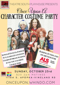 ONCE UPON A COSTUME PARTY, A SHOW AND PARTY FOR ALS show poster