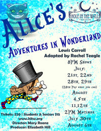 Alice's Adventures In Wonderland show poster