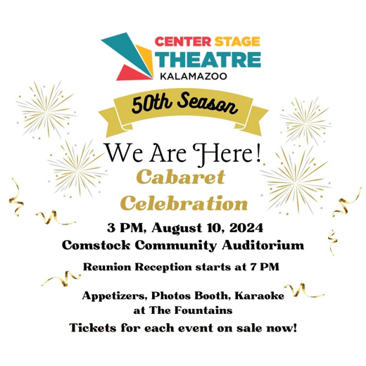 WE ARE HERE! 50th Year Cabaret in Michigan