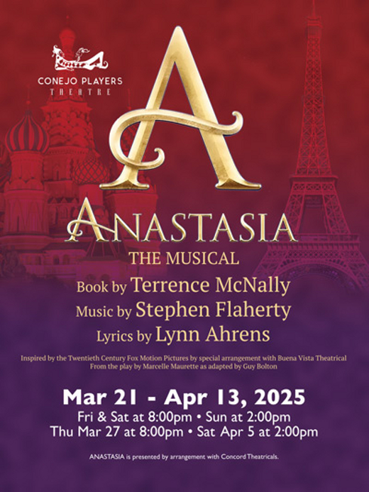 Anastasia: The Musical show poster