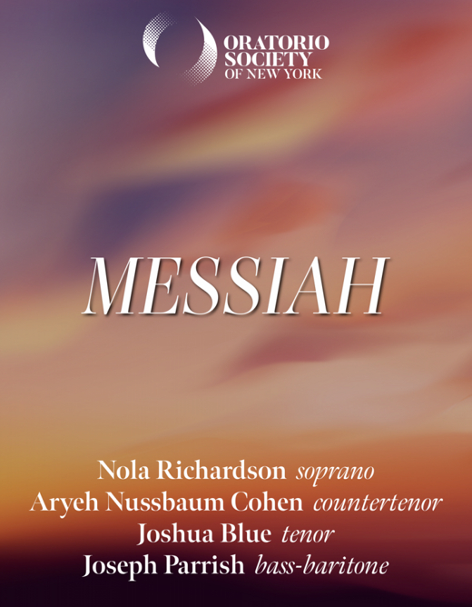 Handel's Messiah show poster