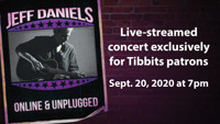 Jeff Daniels Online & Unplugged show poster