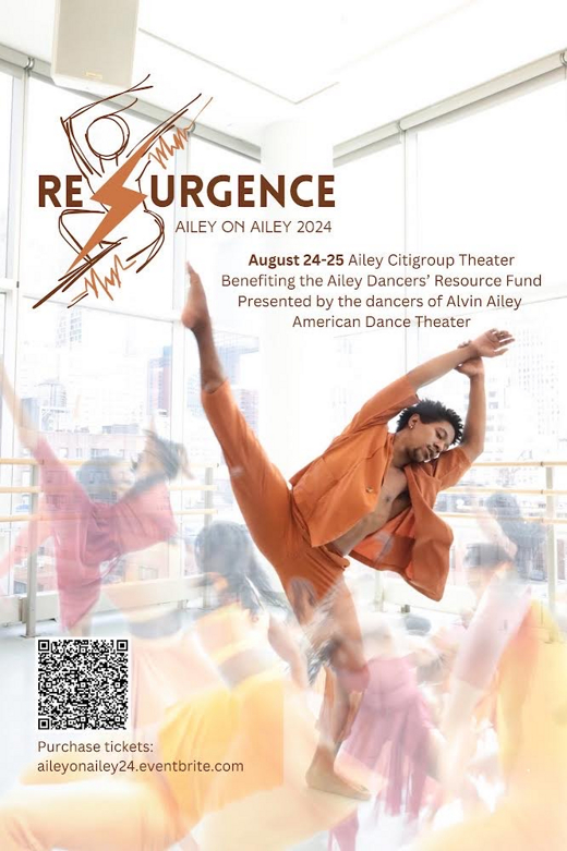 AILEY DANCERS’ RESOURCE FUND PRESENTS - RESURGENCE: Ailey on Ailey 2024 show poster