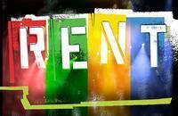 RENT by Jonathan Larson show poster