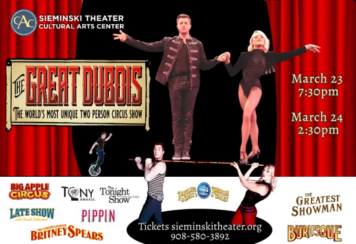 The Great Dubois Circus: Masters of Variety show poster