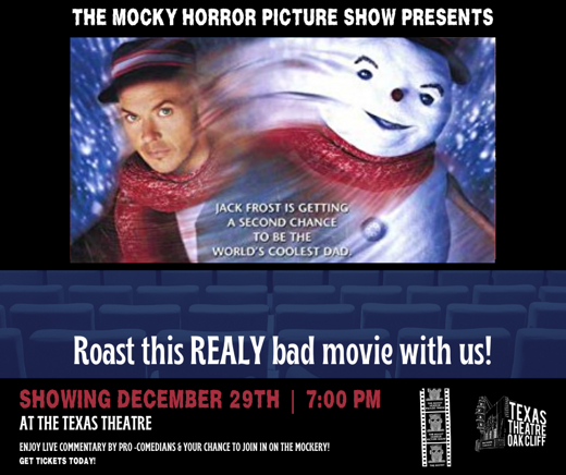 Mocky Horror Picture Show Mocks Jack Frost in Dallas