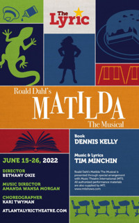 Roald Dahl's Matilda the Musical show poster