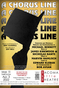 A CHORUS LINE at Tacoma Little Theatre