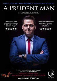 A PRUDENT MAN show poster