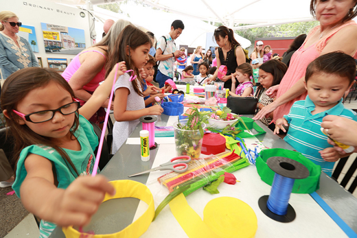Family Art Day at Festival of Arts in Costa Mesa