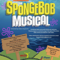 AUDITIONS The SpongeBob Musical show poster