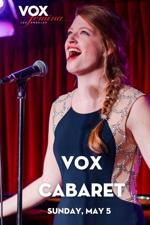 VOX Cabaret show poster