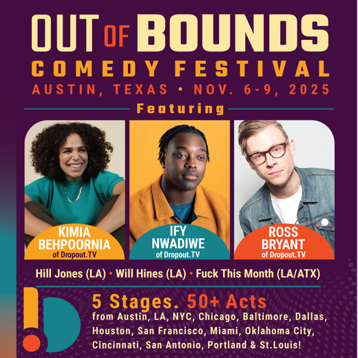 Out of Bounds Comedy Festival in Austin