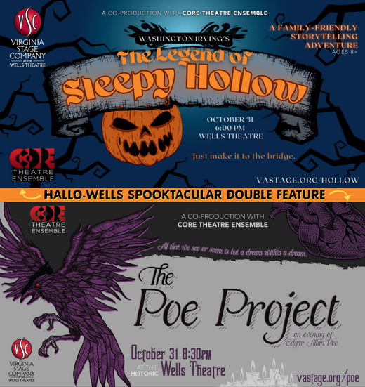 Hallo-Wells: A Spooktacular Double Feature show poster