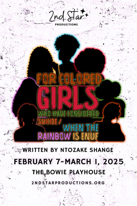 for colored who have considered suicide / when the rainbow is enuf by Ntozake Shange show poster