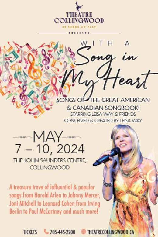Leisa Way:  With a Song in My Heart presented by Theatre Collingwood in Toronto